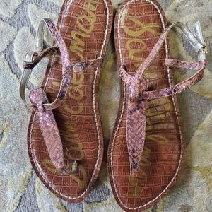 Sam Edelman Gigi Snake Print Sandal